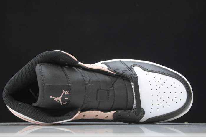 air jordan 1 mid crimson tint toe 554724-133