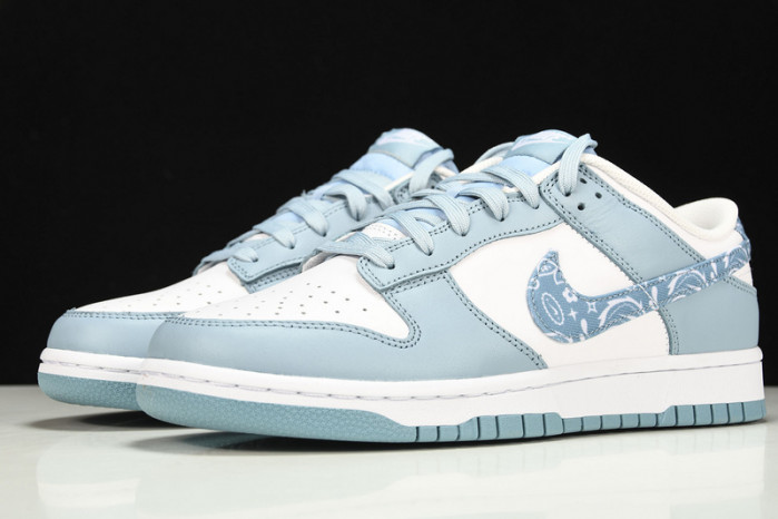 nike dunk low "green/blue paisley" dh4401-101