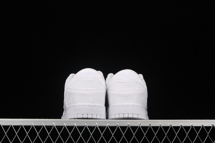 dover street market x nike dunk low “triple white” dh2686-100