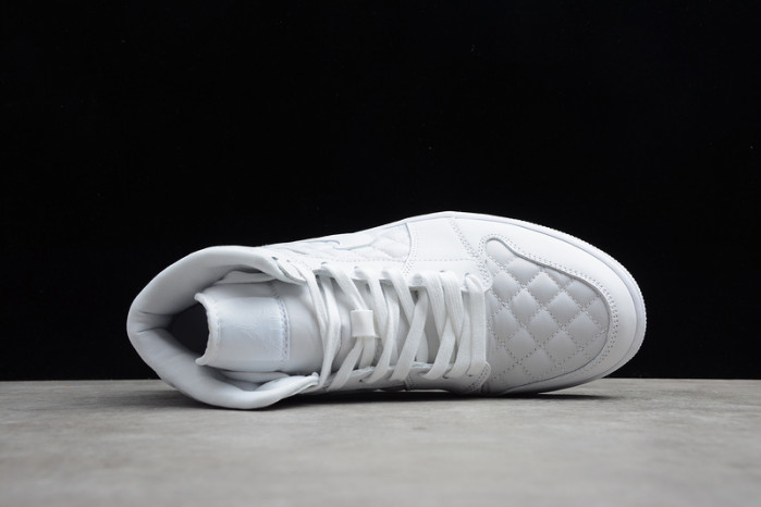 air jordan 1 mid white quilted db6078-100