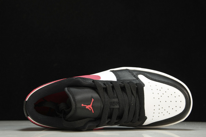 jordan 1 low black siren red dc0774-004