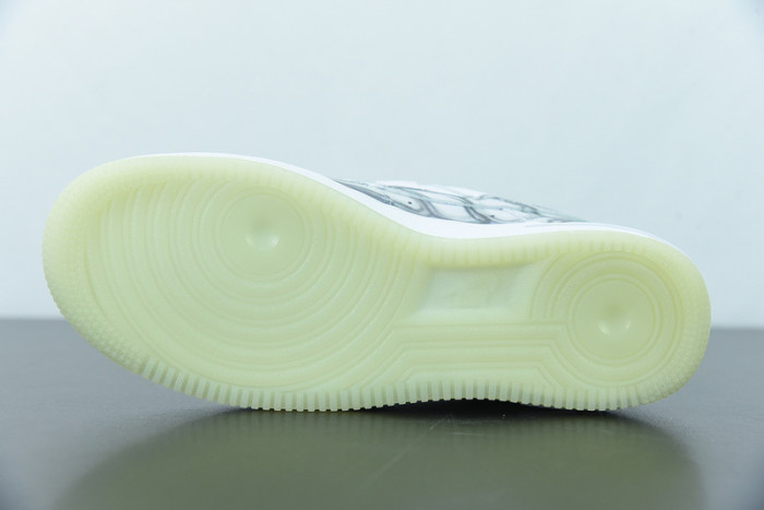 air force 1 low white skeleton halloween (2018) bq7541-100