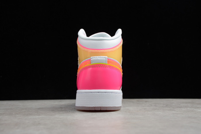 air jordan 1 mid gs "edge glow" 2020 - cv4611 100