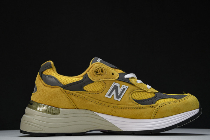 new balance 992 yellow grey m992bb
