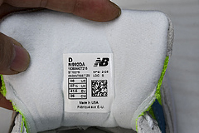 new balance 992 white neon cyan m992da