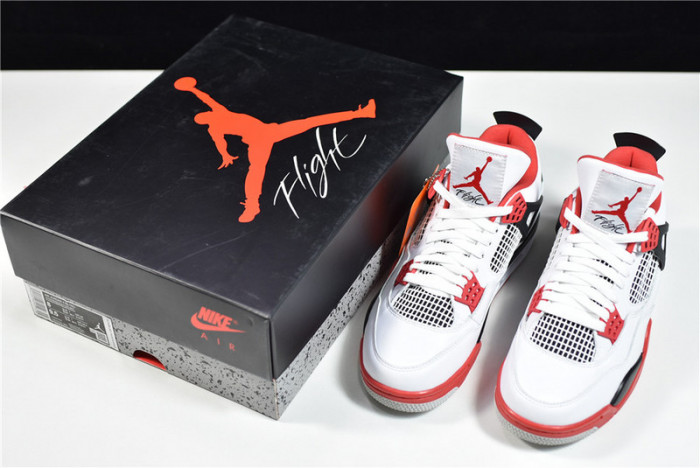 air jordan 4 retro fire red (2020) dc7770-160