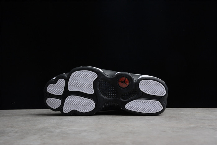 air jordan 13 retro sngl day "love and respect" black/ white mens 888164-112