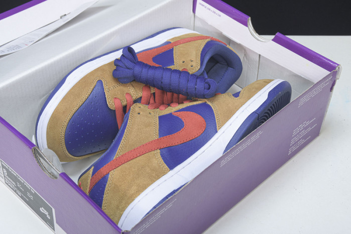 nike sb dunk low reverse papa bear bq6817-700