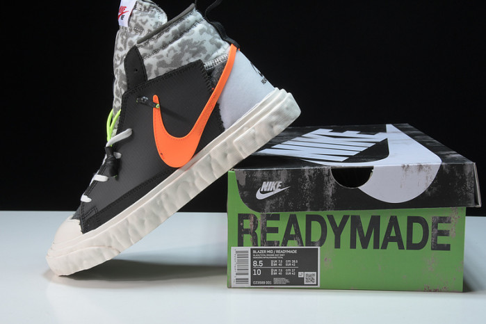 nike blazer mid readymade black - cz3589-001