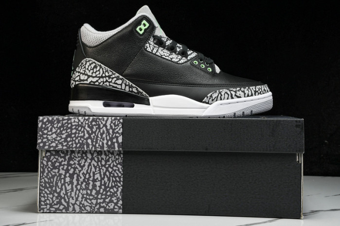 air jordan 3 “green glow” ct8532-031