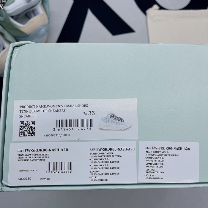 lanvin curb sneaker 111131