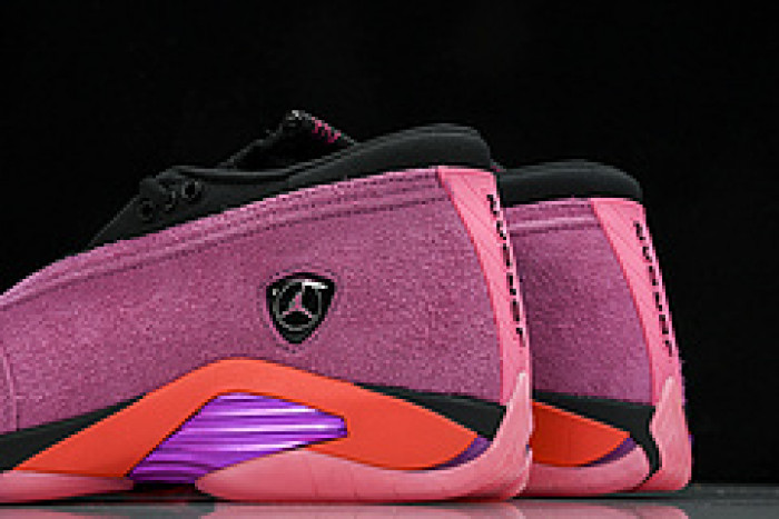 jordan 14 retro low shocking pink (w) dh4121-600