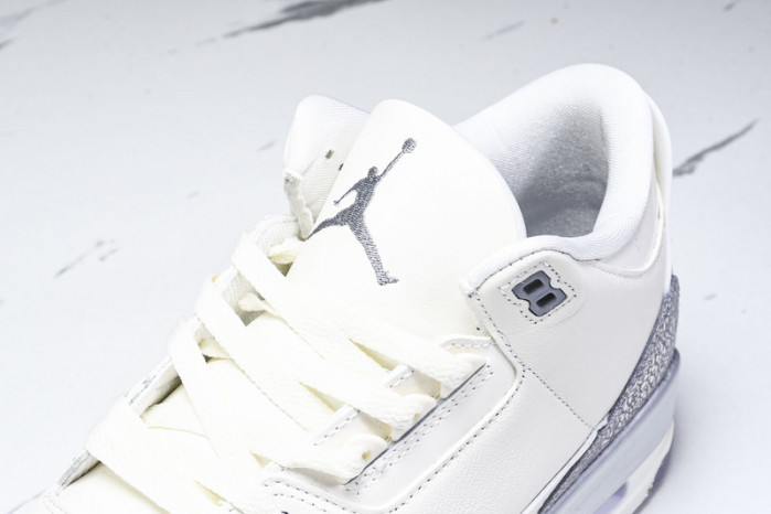 Air Jordan 3 “Sail/Metallic Silver” CK9246-100