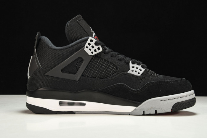 air jordan 4 “black canvas” dh7138-006