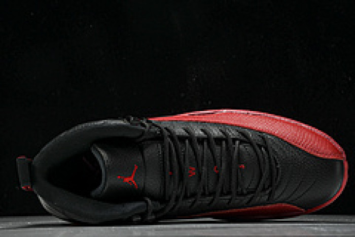 air jordan 12 black and red 130690-002