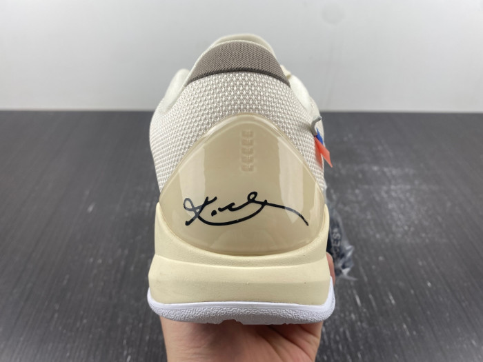 nike kobe 5 protro undefeated rice white db4796-101