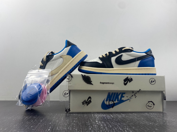 (kids)travis scott x fragment x air jordan 1 low og dm7866-1401