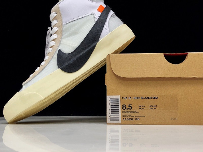 of x nike blazer mid the ten 10 virgil abloh - aa3832-100