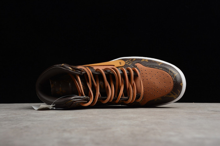 ot x air jordan 1 customs mens - aq0818-202