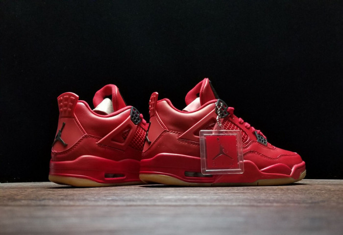 air jordan 4 fire red gum singles day av3914-600