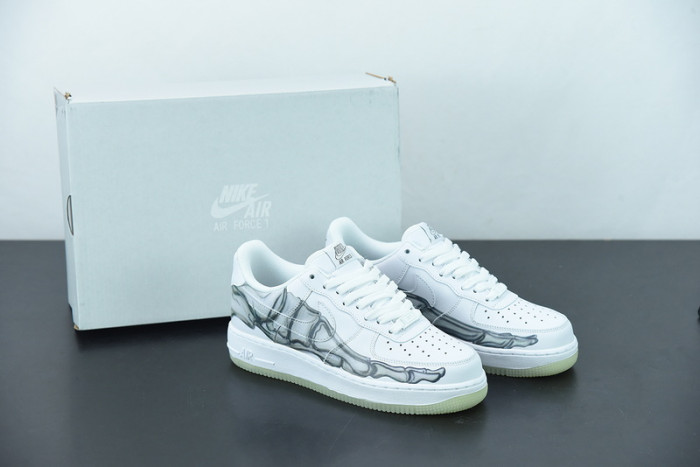 air force 1 low white skeleton halloween (2018) bq7541-100