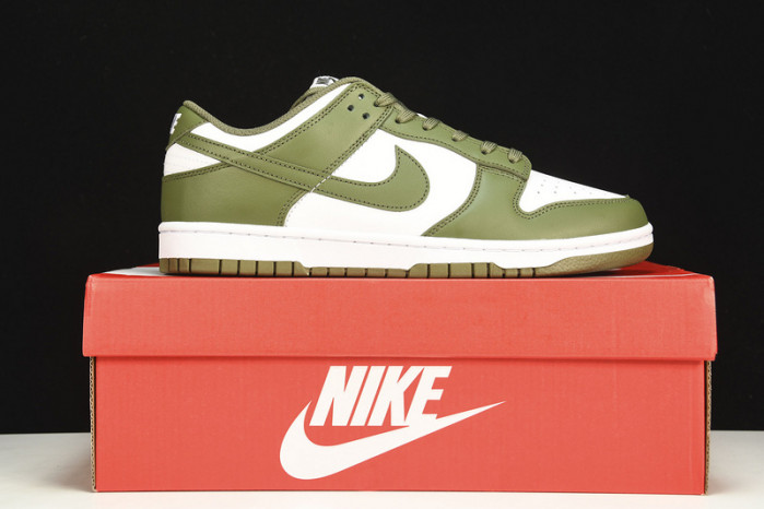 nike dunk low medium olive dd1503-120