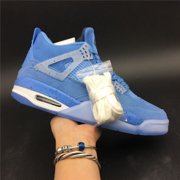 air jordan 4 retro unc 2019 pe sky blue aj4 1032070