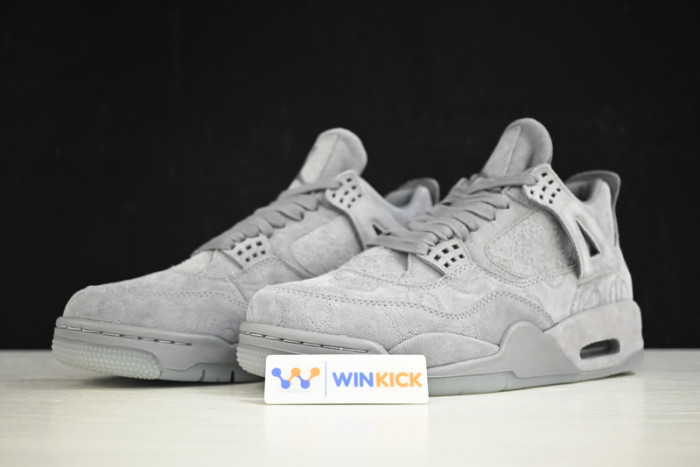 kaws x air jordan 4 “cool grey” 930155-003